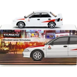 Mitsubishi Lancer RS Evolution - Vit - Tarmac - 1:64