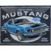 Mustang '69 - Blå - American Muscle - Plåtskylt - 40x30 cm