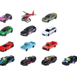 Neon Racers - Storpack med 13 bilar - Majorette