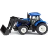 New Holland T7.315 med frontlastare - Blå - Siku - 6 cm