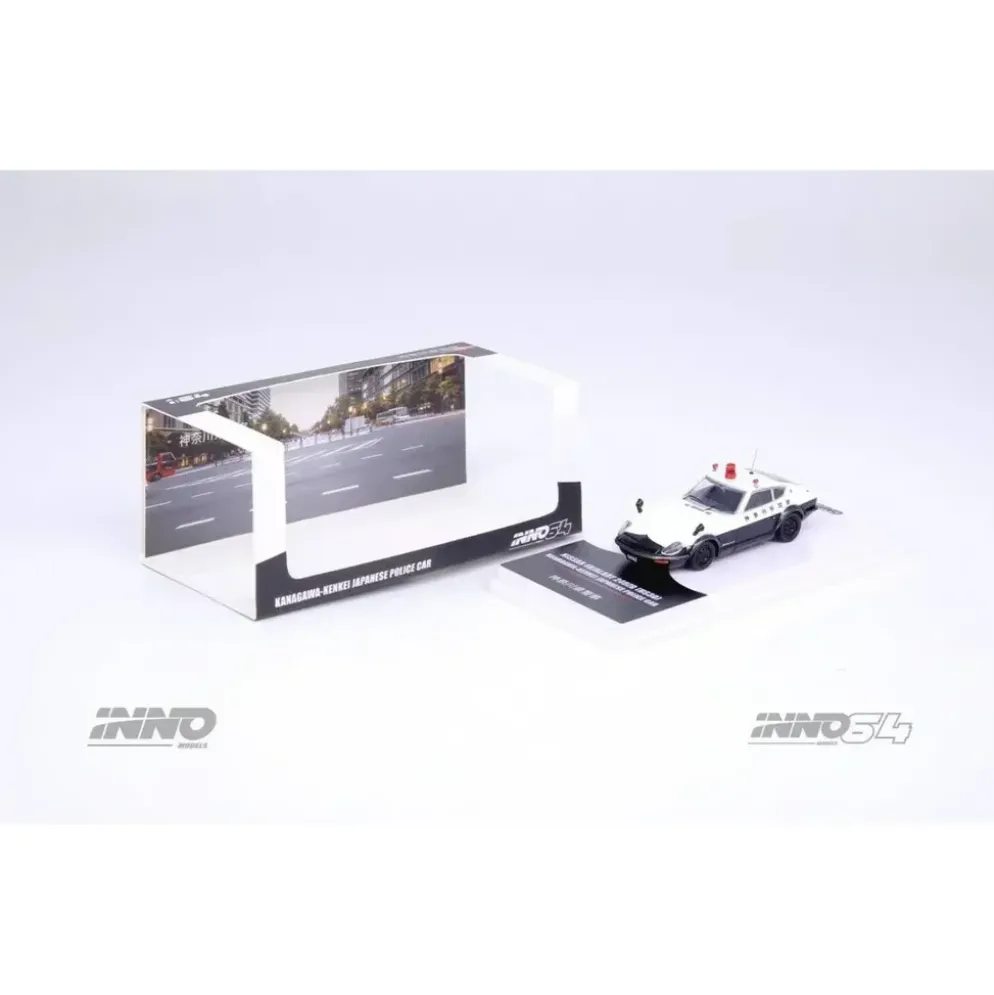 Nissan Fairlady 240ZG Japanese Police Car - Inno64 - 1:64