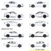 Nissan Giftpack med fem leksaksbilar - Majorette