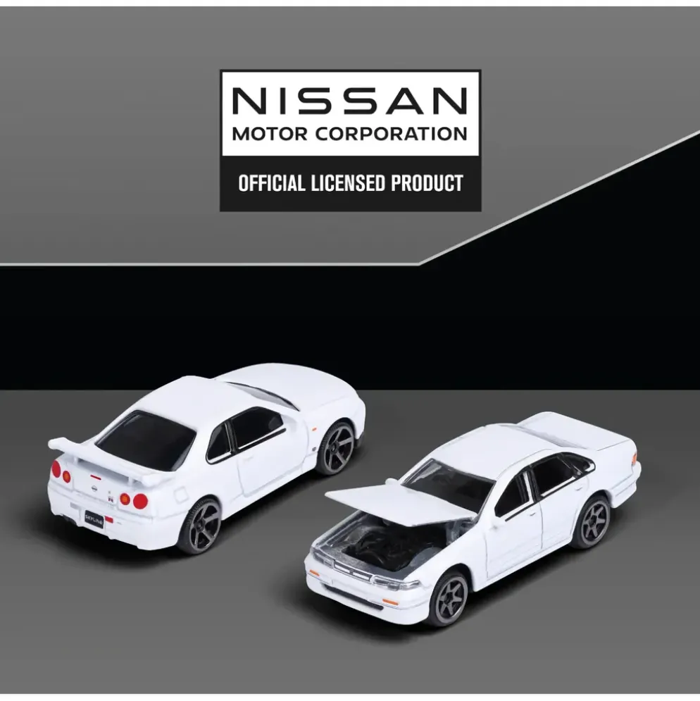 Nissan Giftpack med fem leksaksbilar - Majorette