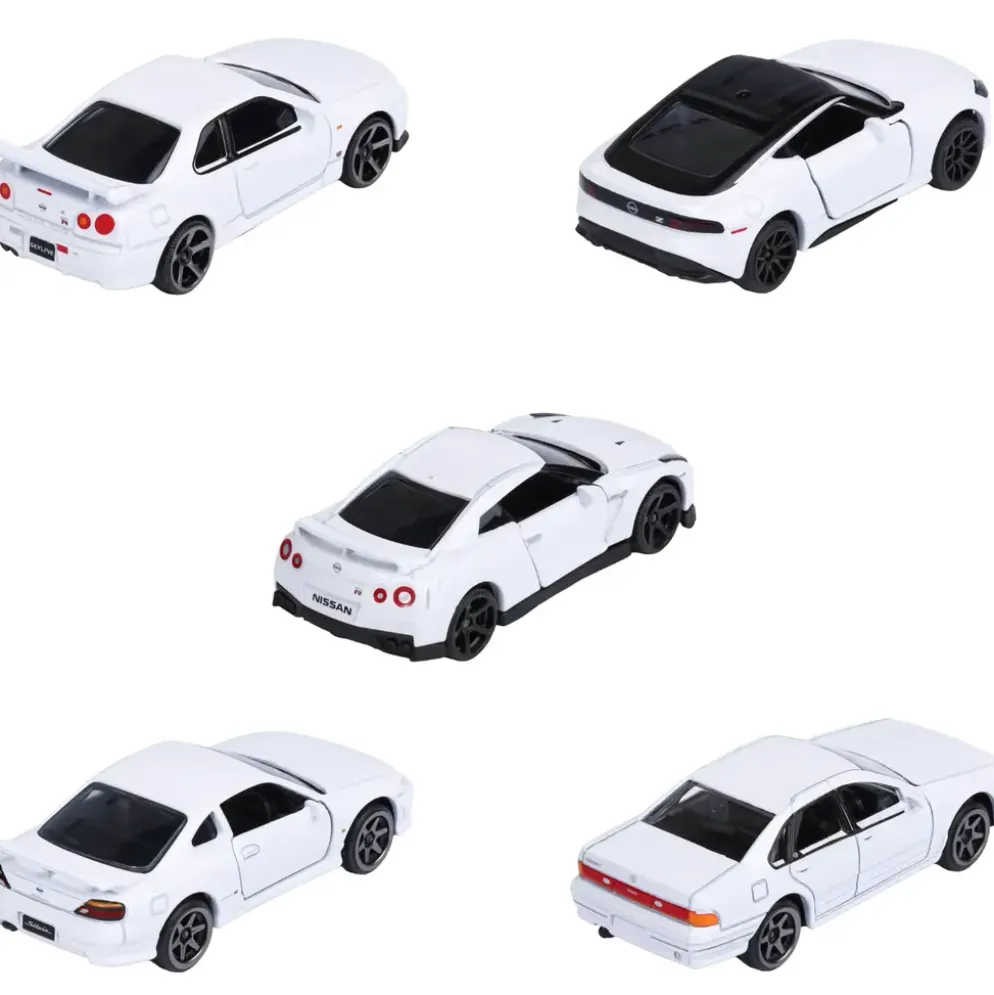 Nissan Giftpack med fem leksaksbilar - Majorette