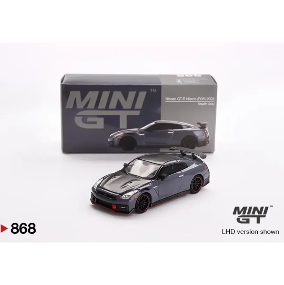 Nissan GT-R NISMO (R35) 2024 - Stealth Gray - 868 - Mini GT