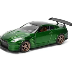 2009 Nissan GT-R (R35) Ben Sopra - Grön - Pink Slips - Jada - 13 cm