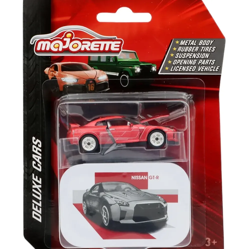 Nissan GT-R - Röd - Deluxe Cars - Majorette