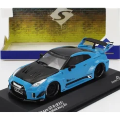Nissan GT-R (R35) LBWK - 2019 - Blå - Solido - 1:43