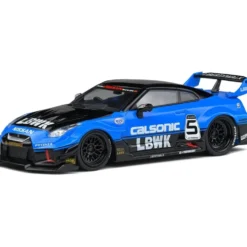 Nissan GT-R (R35) - Liberty Walk - Blå - Solido - 1:43