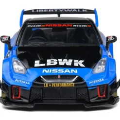 Nissan GT-R (R35) - Liberty Walk - Blå - Solido - 1:43