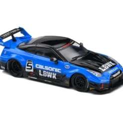 Nissan GT-R (R35) - Liberty Walk - Blå - Solido - 1:43