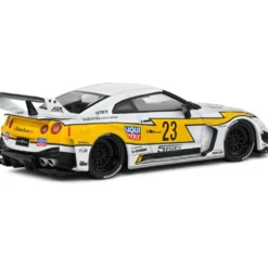 Nissan GT-R (R35) LWBK - 2019 - Vit / Gul - Solido - 1:43