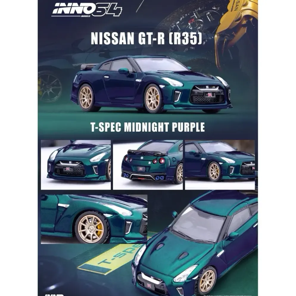 Nissan GT-R (R35) T-Spec - Midnight Purple - Inno64 - 1:64