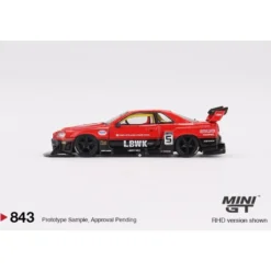 Nissan LB-ER34 Super Silhouette SKYLINE - 843 Mini GT - 1:64
