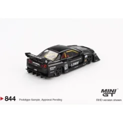 Nissan LB-ER34 Super Silhouette Skyline Black Mini GT - 1:64