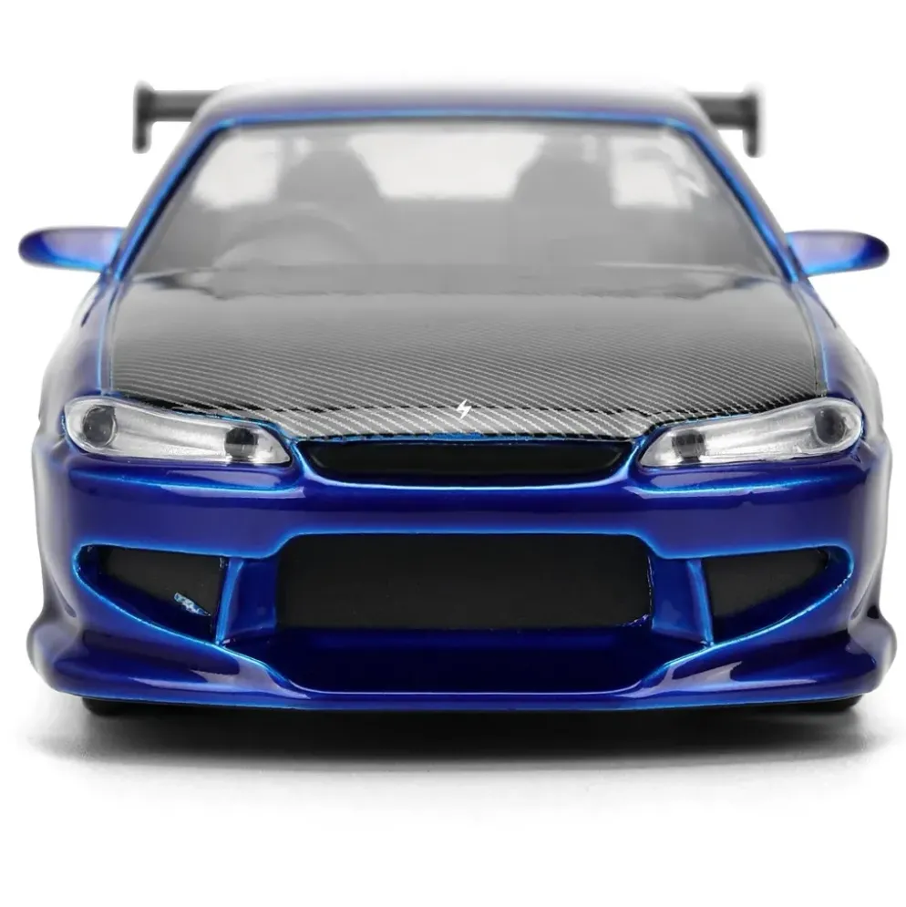 2001 Nissan Silvia (S15) - Blå - Pink Slips - Jada - 13 cm