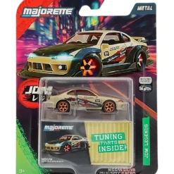Nissan Silvia (S15) Spec R Aero - Guld - JDM Legends Deluxe - Majorette - 7 cm