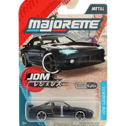 Nissan Silvia (S15) Spec R Aero - Svart - JDM Legends - Majorette - 7 cm