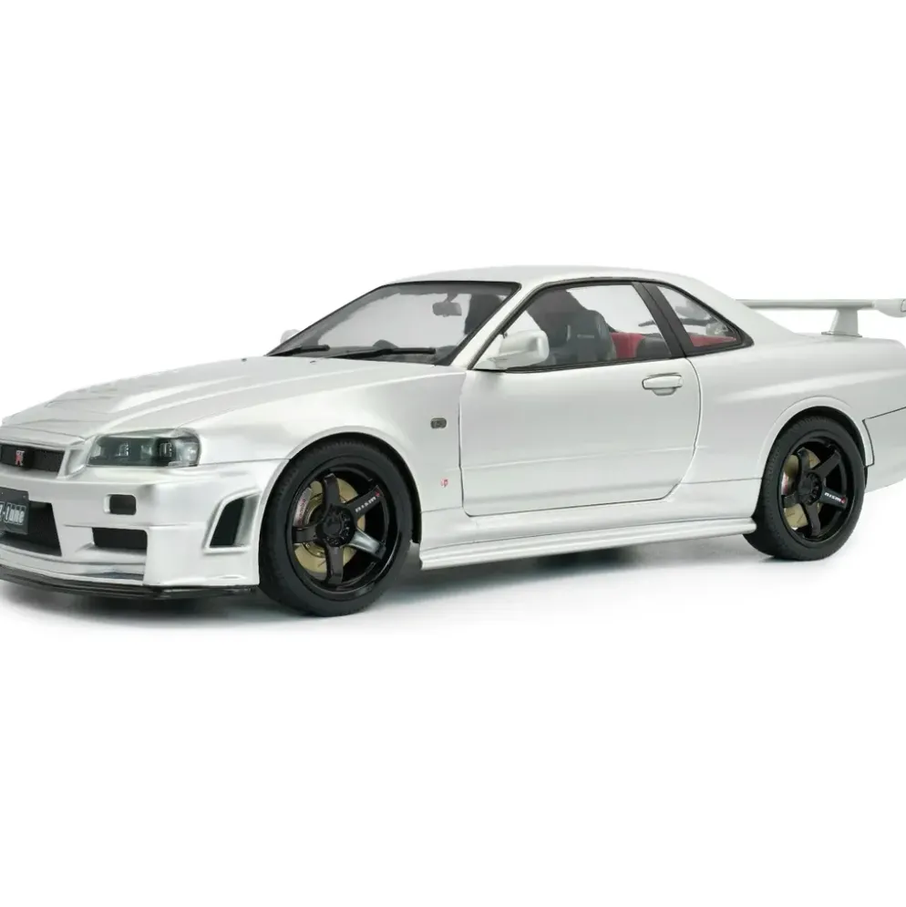 Nissan Skyline GT-R (BNR34) Nismo Parts - Silver - 1999 - Solido - 1:18