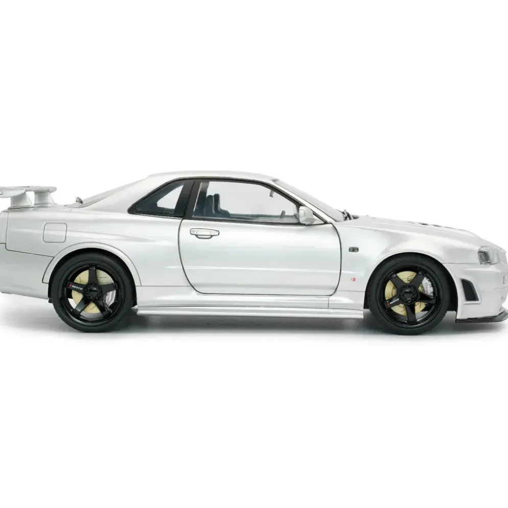 Nissan Skyline GT-R (BNR34) Nismo Parts - Silver - 1999 - Solido - 1:18