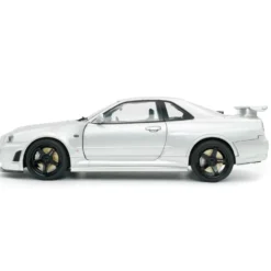 Nissan Skyline GT-R (BNR34) Nismo Parts - Silver - 1999 - Solido - 1:18