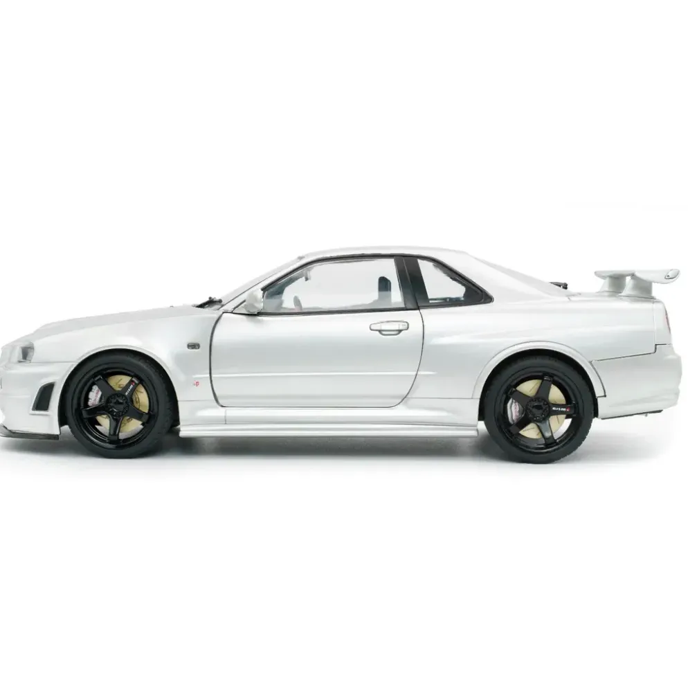 Nissan Skyline GT-R (BNR34) Nismo Parts - Silver - 1999 - Solido - 1:18