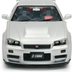 Nissan Skyline GT-R (BNR34) Nismo Parts - Silver - 1999 - Solido - 1:18