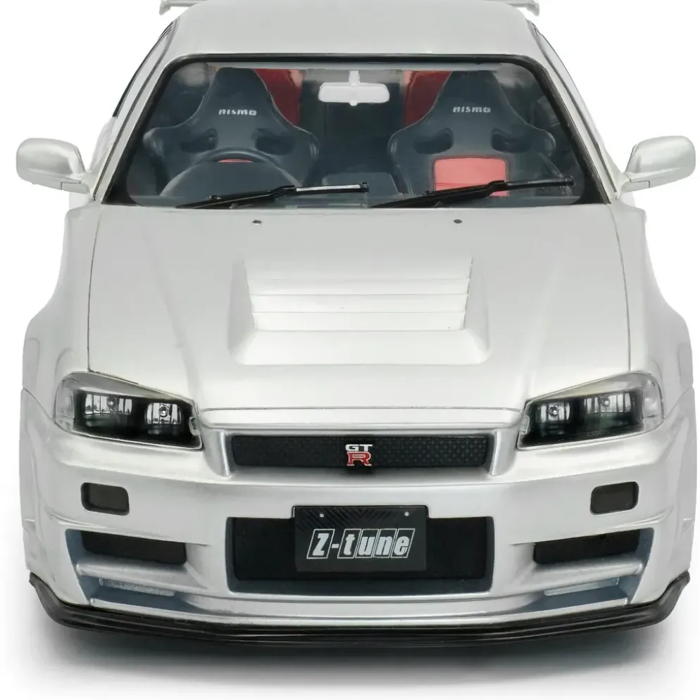Nissan Skyline GT-R (BNR34) Nismo Parts - Silver - 1999 - Solido - 1:18
