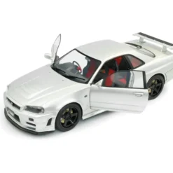Nissan Skyline GT-R (BNR34) Nismo Parts - Silver - 1999 - Solido - 1:18