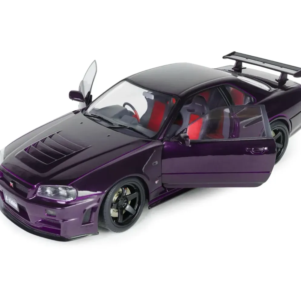 Nissan Skyline GT-R (BNR34) Z-Tune - Lila - 1999 - Solido - 1:18