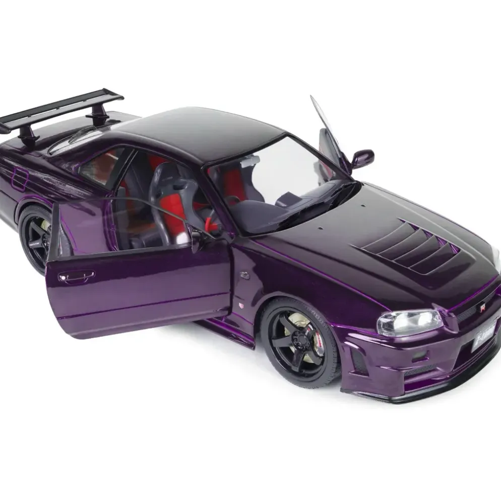 Nissan Skyline GT-R (BNR34) Z-Tune - Lila - 1999 - Solido - 1:18