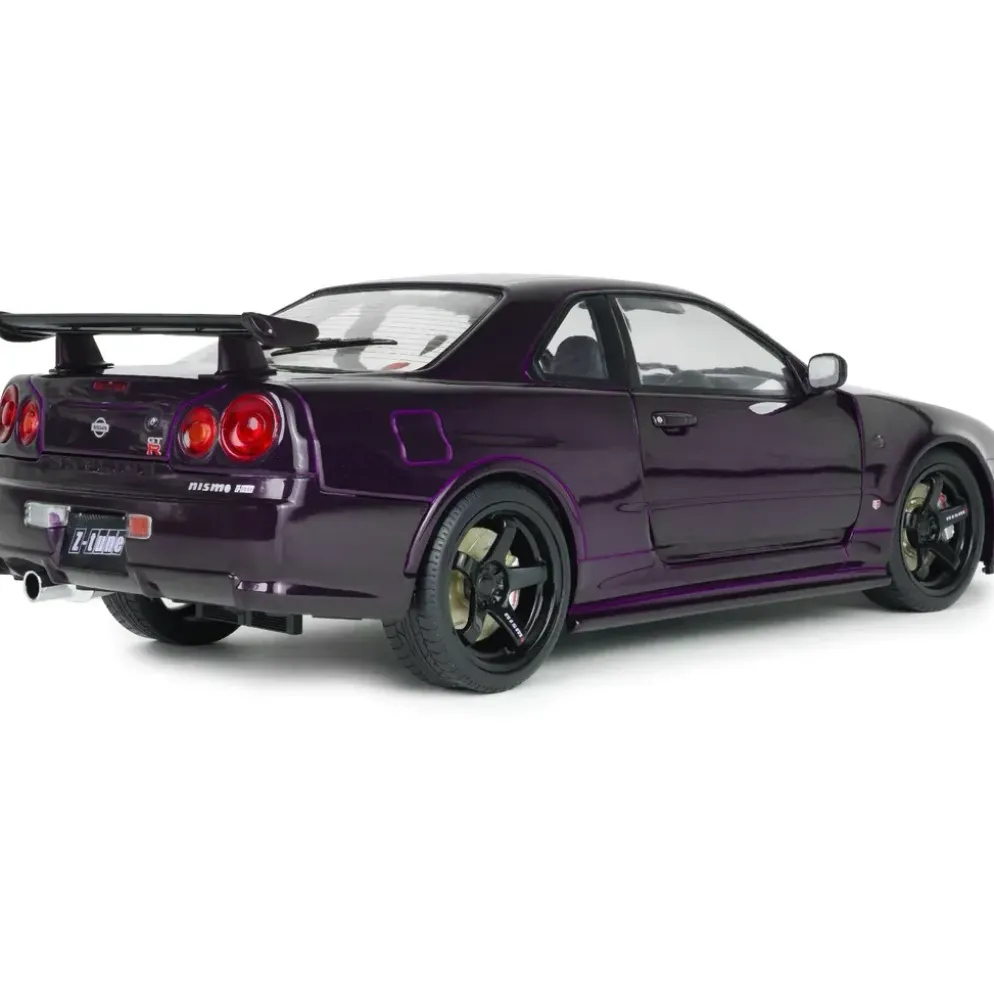 Nissan Skyline GT-R (BNR34) Z-Tune - Lila - 1999 - Solido - 1:18