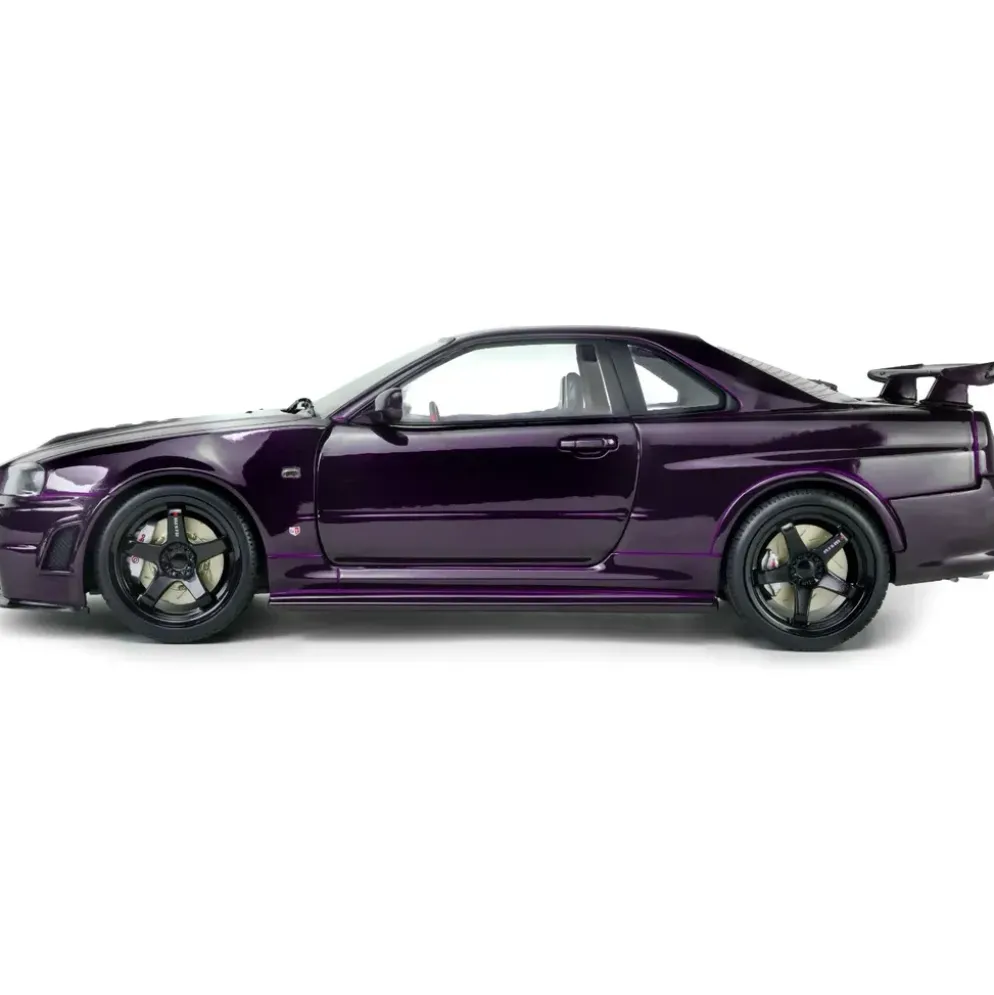 Nissan Skyline GT-R (BNR34) Z-Tune - Lila - 1999 - Solido - 1:18