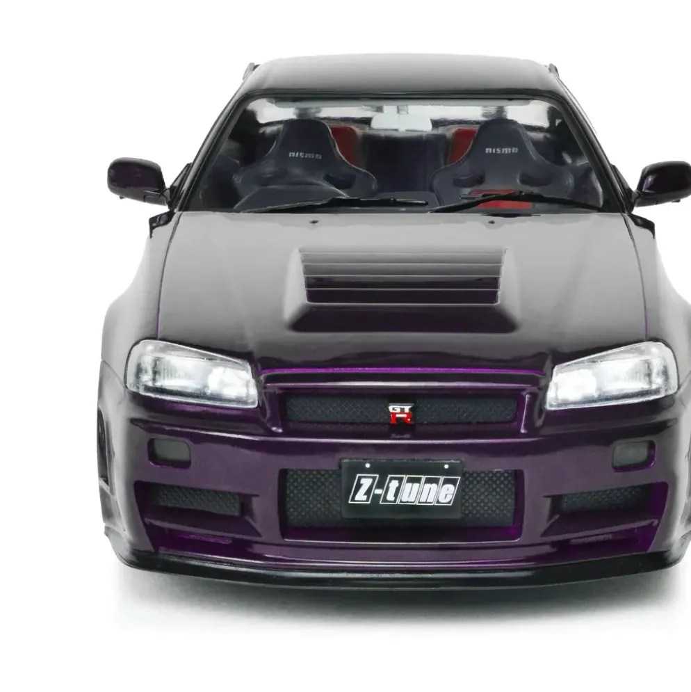 Nissan Skyline GT-R (BNR34) Z-Tune - Lila - 1999 - Solido - 1:18