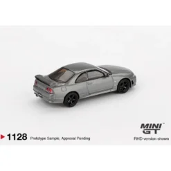 Nissan Skyline GT-R Dark Metal Gray (NISMO BCNR33 CRS Version) - Grå - 1128 - Mini GT - 1:64