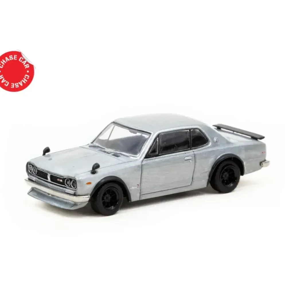 Nissan Skyline 2000GT-R (KPGC10) - Svart - Tarmac - 1:64