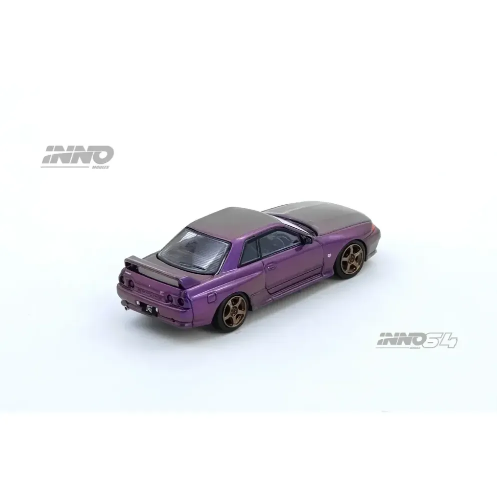 Nissan Skyline GT-R (R32) Australian Special Edition - Lila - Inno Models - 1:64