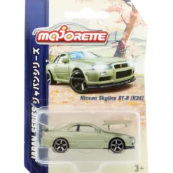 Nissan Skyline GT-R (R34) - Grön - Japan Series - Majorette