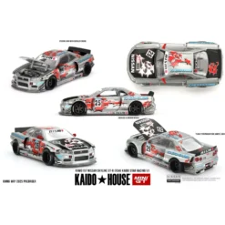 Nissan Skyline GT-R (R34) Kaido Star Racing V1 - 197 - Kaido House x Mini GT - 1:64