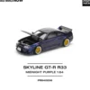 Nissan Skyline GT-R (R33) - Lila - 256 - Pop Race - 1:64