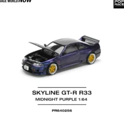 Nissan Skyline GT-R (R33) - Lila - 256 - Pop Race - 1:64