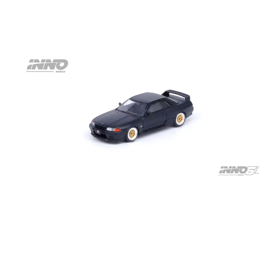 Nissan Skyline GT-R (R32) - Mattsvart - Inno64 - 1:64