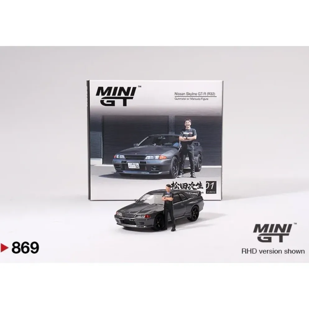 Nissan Skyline GT-R (R32) - Tsugio Matsuda - 869 - Mini GT