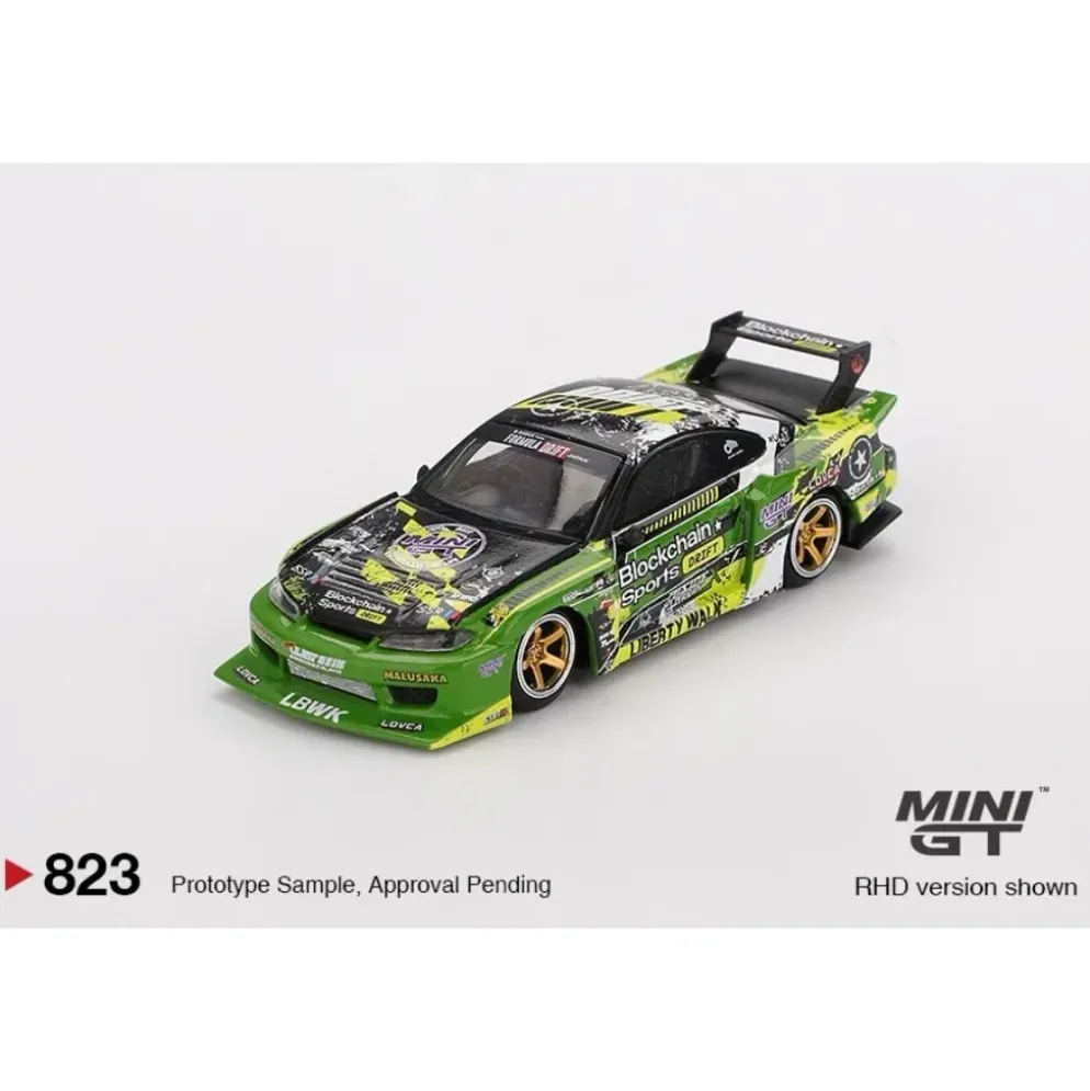 Nissan S15 SILVIA - LB-Super Silhouette #555 V2 - 823 - Mini GT