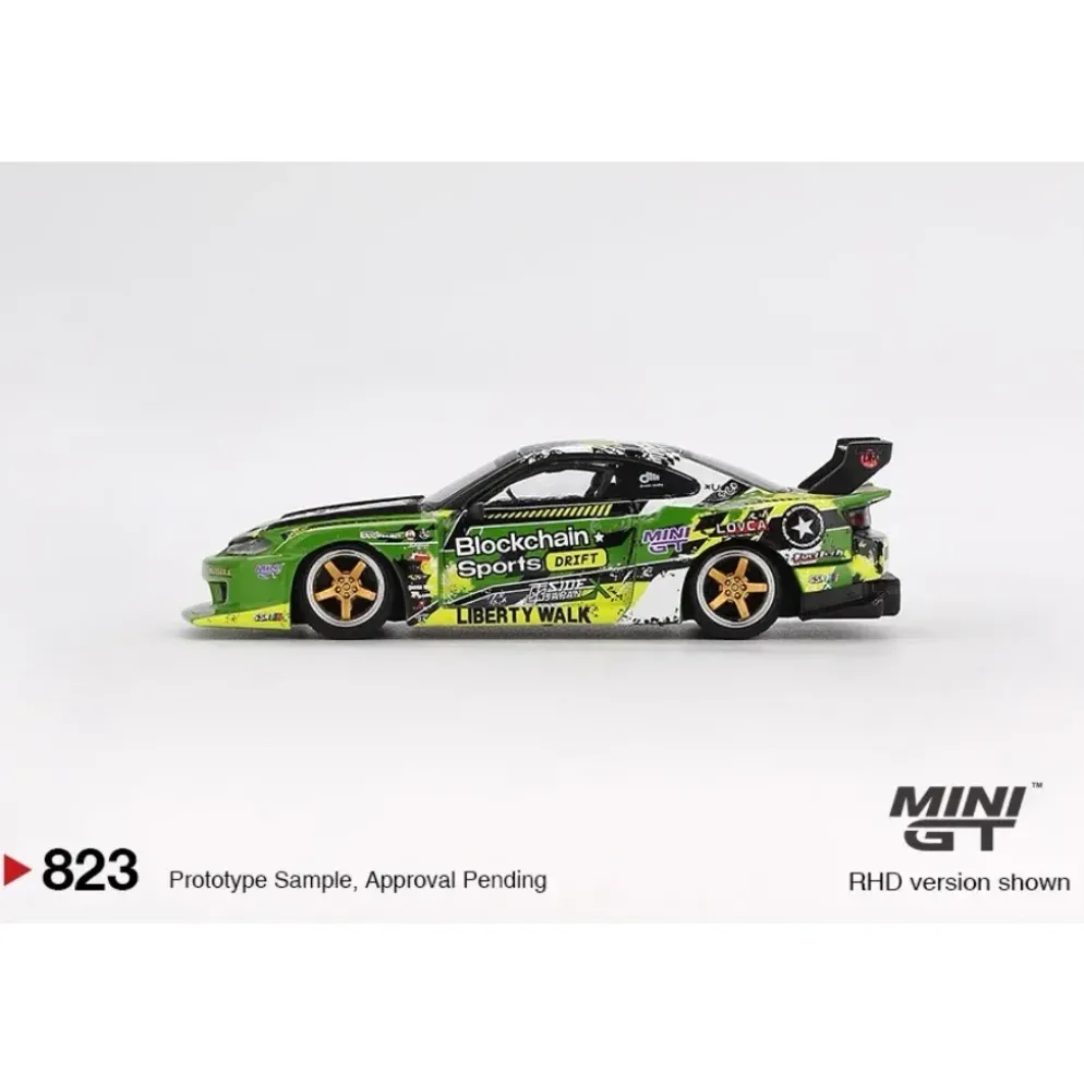 Nissan S15 SILVIA - LB-Super Silhouette #555 V2 - 823 - Mini GT