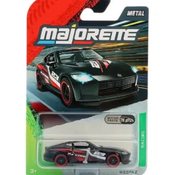 Nissan Z - Svart - Racing Premium Cars - Majorette - 7 cm