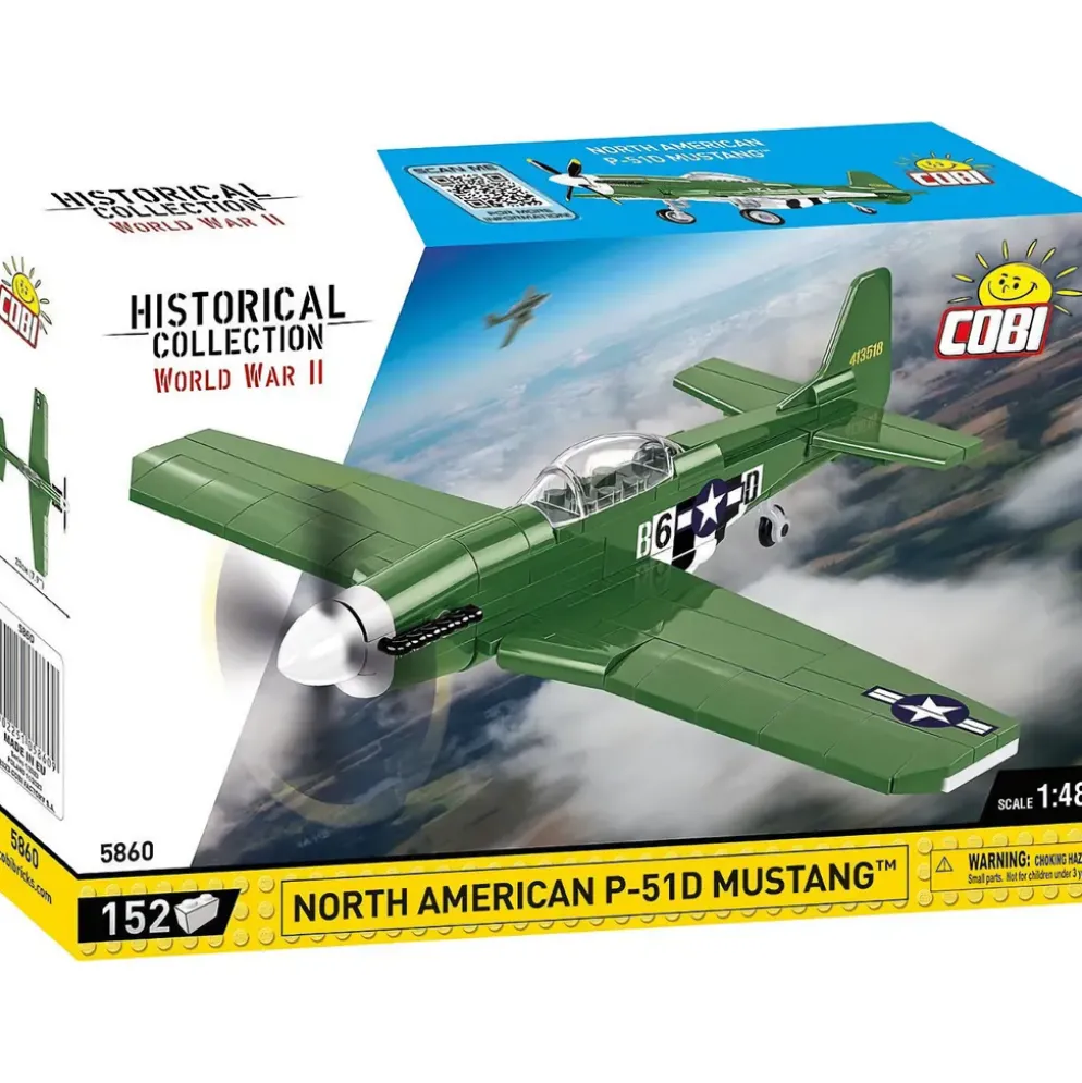 North American P-51D Mustang - Byggklossar - 5860 - COBI - 1:48