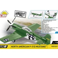 North American P-51D Mustang - Byggklossar - 5860 - COBI - 1:48