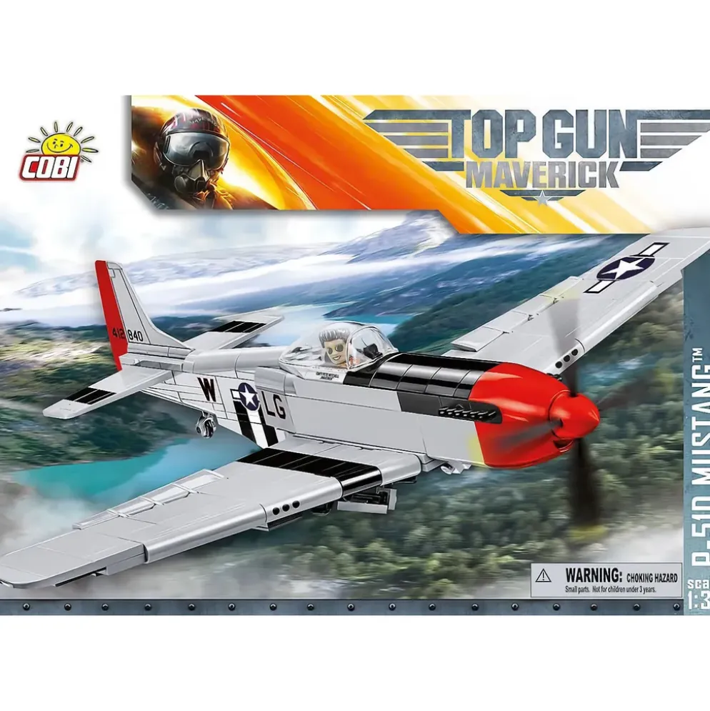 North American P-51D Mustang - Top Gun Maverick - Byggklossar - 5846 - COBI - 1:32