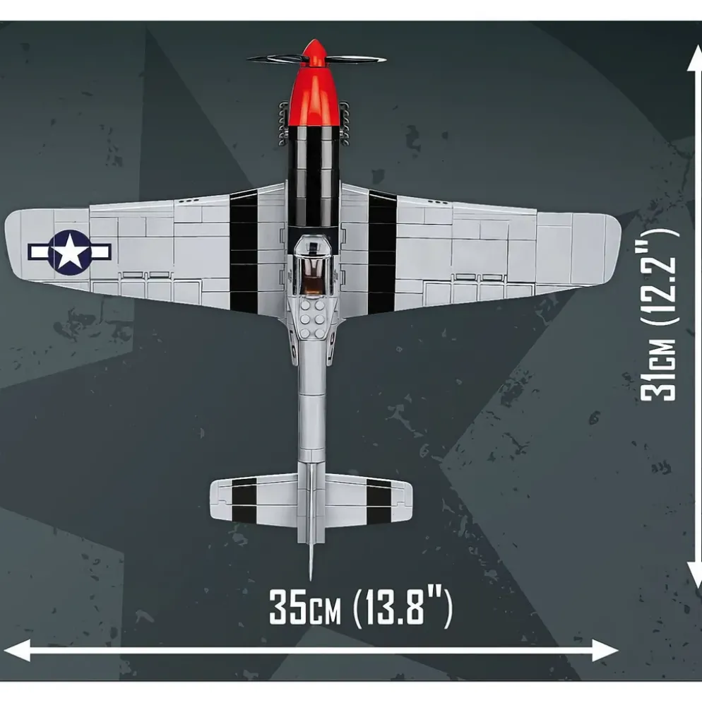 North American P-51D Mustang - Top Gun Maverick - Byggklossar - 5846 - COBI - 1:32